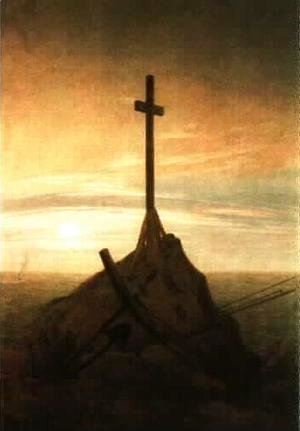 Caspar David Friedrich - Cross on the Baltic Sea