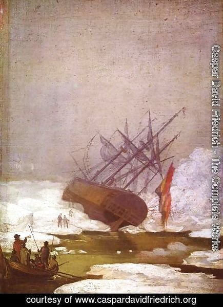 Caspar David Friedrich - Wreck in the polar sea