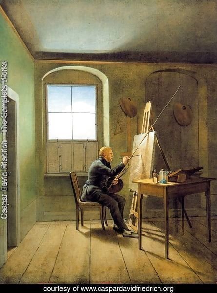 Georg Friedrich Kersting. Friedrich's Studio