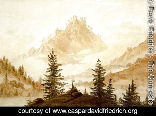 Caspar David Friedrich - Mountain Landscape