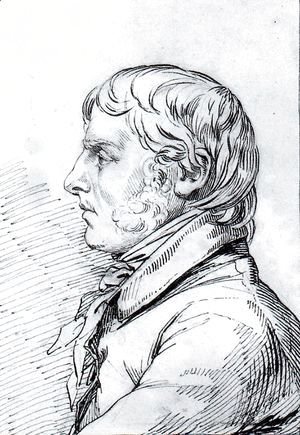 Caspar David Friedrich - Self-portrait in profile