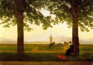 Caspar David Friedrich - The Garden Terrace