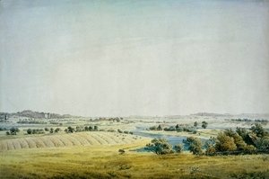 Caspar David Friedrich - Rogen landscape in Putbus