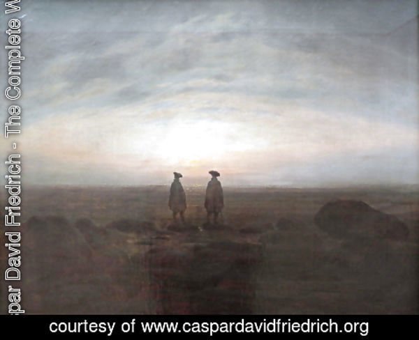 Caspar David Friedrich - Two Men by the Sea