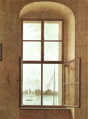 Caspar David Friedrich - View from the Painter's Studio 1805-06