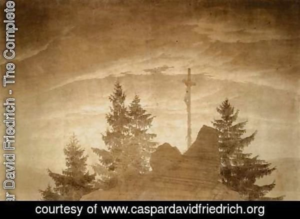 Caspar David Friedrich - Cross in the Mountains 1805-06