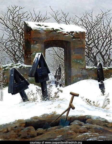 Graveyard under Snow 1826