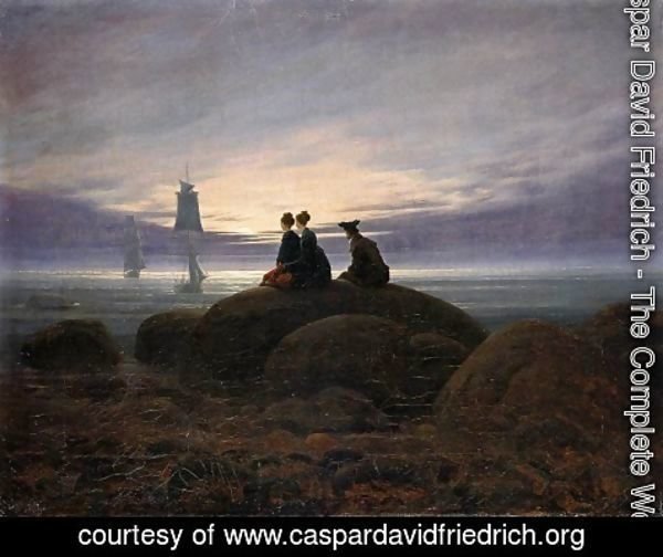Caspar David Friedrich - Moonrise by the Sea c. 1822