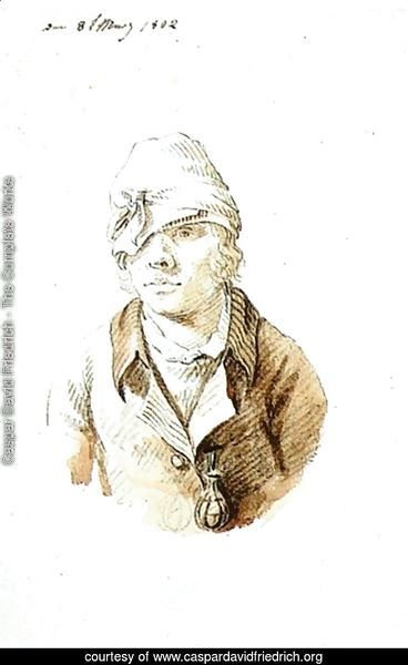 Self Portrait With Cap And Sighting Eye Shield 1802