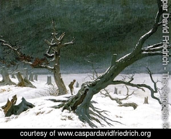 Caspar David Friedrich - Winter Landscape (3) 1811