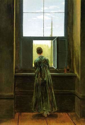 Caspar David Friedrich - Woman at a Window 1822
