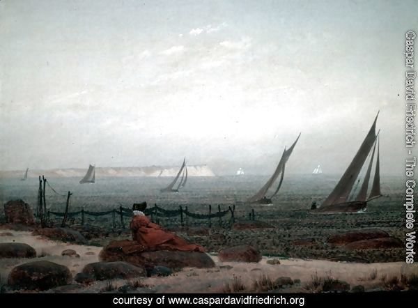 Woman on the Beach of Rugen 1818