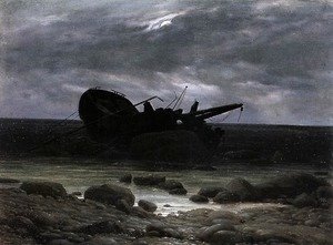 Wreck in the Moonlight c. 1835