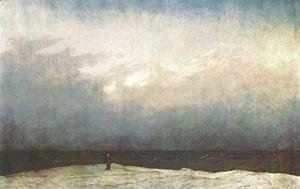 Caspar David Friedrich - Monk on the Seashore