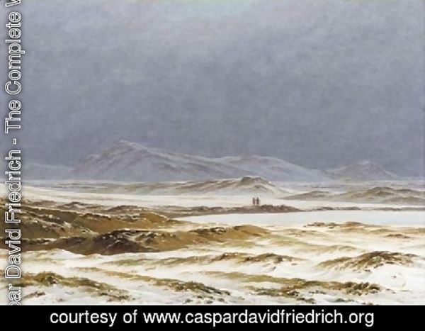 Caspar David Friedrich - Nordic Landscape, Spring (Eine nordische Fruhlingslandschaft)