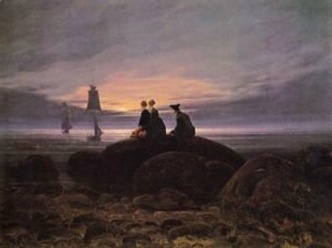 Caspar David Friedrich - Moonrise over the Sea