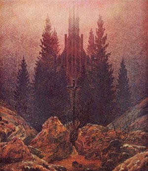 Caspar David Friedrich - The Cross in the Mountains (2)
