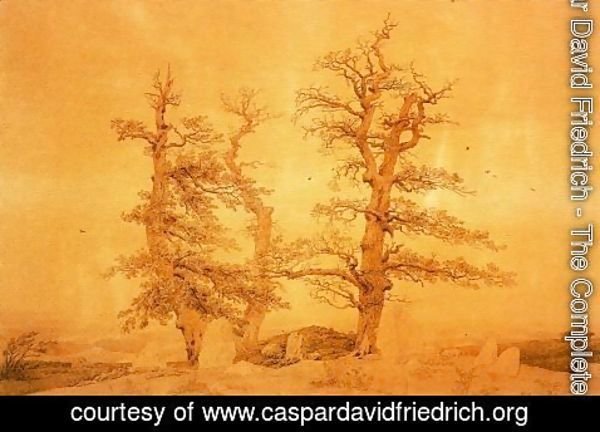 Caspar David Friedrich - Dolmen by the Sea