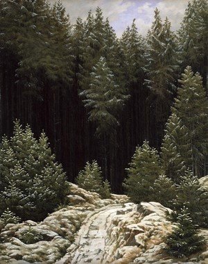 Caspar David Friedrich - Early Snow