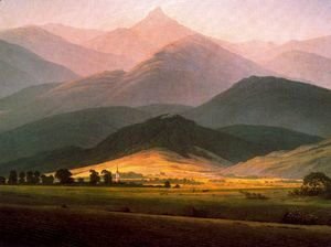 Caspar David Friedrich - Landscape in the Riessengebirge