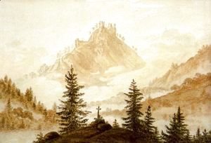Caspar David Friedrich - Mountain Landscape