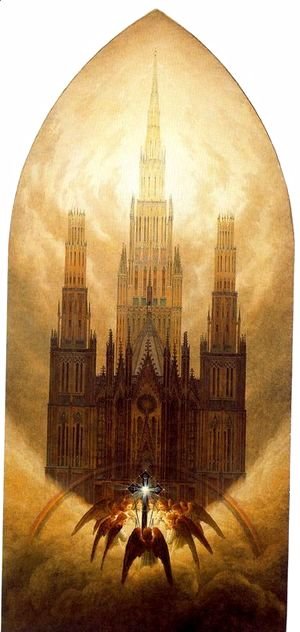 Caspar David Friedrich - The Cathedral