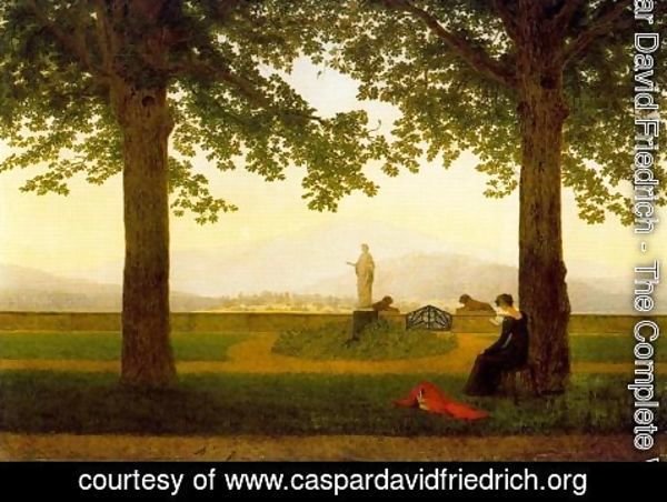 Caspar David Friedrich - The Garden Terrace