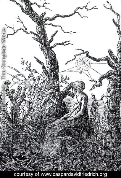 Caspar David Friedrich - The Woman with the Cobweb
