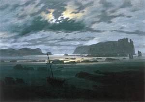 Caspar David Friedrich - The North Sea in Moonlight