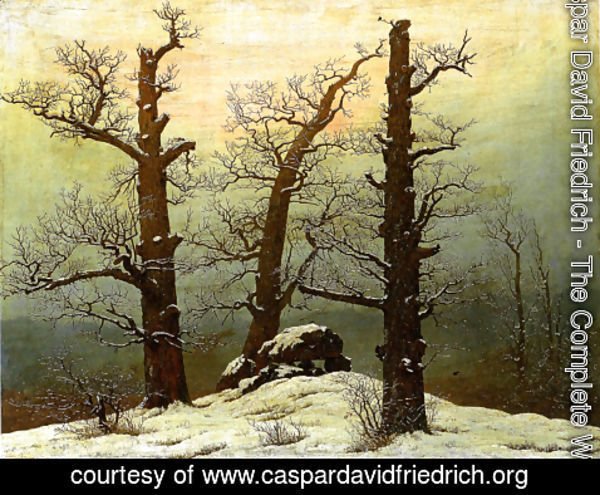 Caspar David Friedrich - Passage grave in the snow