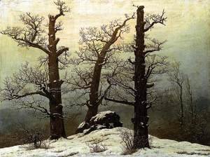 Caspar David Friedrich - Dolmen In The Snow