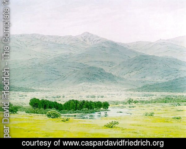 Caspar David Friedrich - Landscape In The Riesengebirge