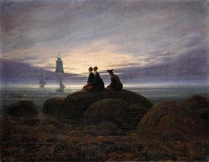 Caspar David Friedrich - Moonrise by the Sea c. 1822