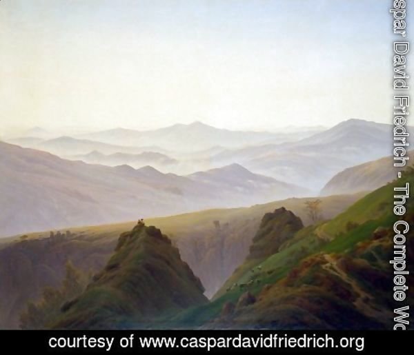 Caspar David Friedrich - Morning in the Mountains 1822-23
