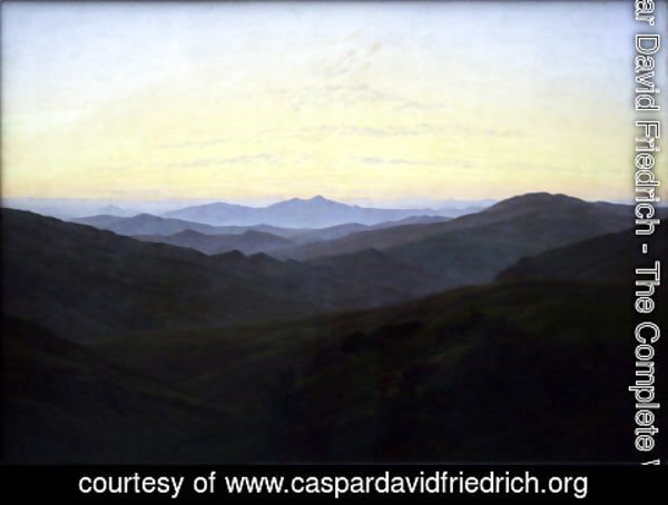Caspar David Friedrich - The Riesengebirge 1830-35