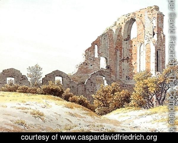 Caspar David Friedrich - The Ruins Of Eldena 1825