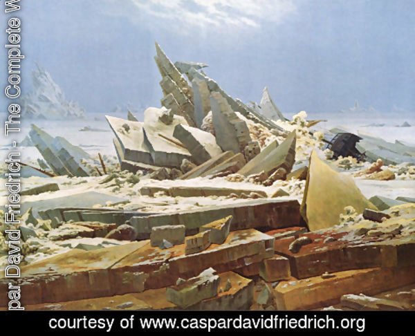 Caspar David Friedrich - The Sea of Ice 1824