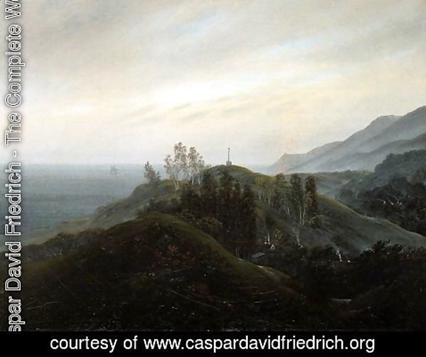 Caspar David Friedrich - View of the Baltic 1820-25